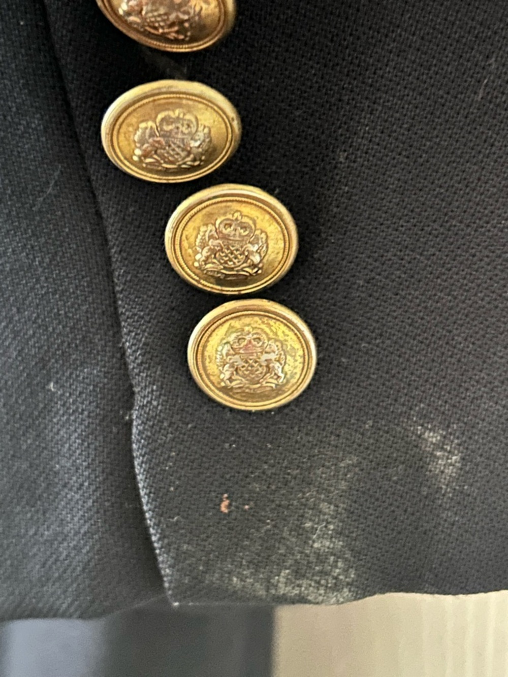 Lauren Ralph Lauren Vintage Crown Crest Wool Blazer - Picture 5 of 5